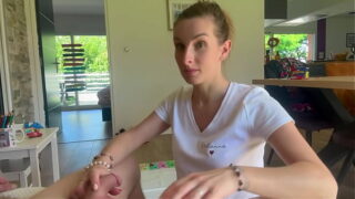 French MILF POV Oral: Swallows Every Drop